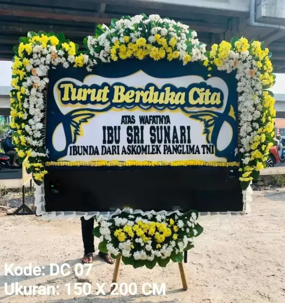 bunga papan duka cita